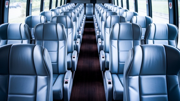 50 passenger charter bus interior iowa city