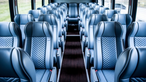 54 passenger charter bus interior iowa city