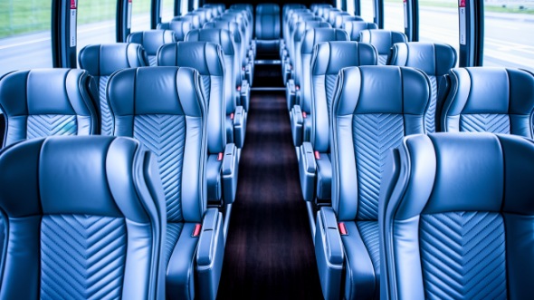 55 passenger charter bus interior iowa city