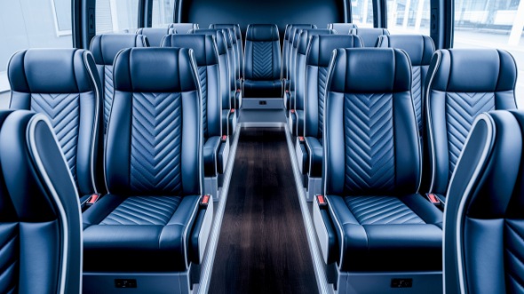 iowa city 15 passenger minibus inside
