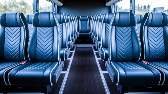 iowa city 25 passenger minibus inside