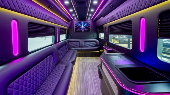 iowa city party bus rental inside
