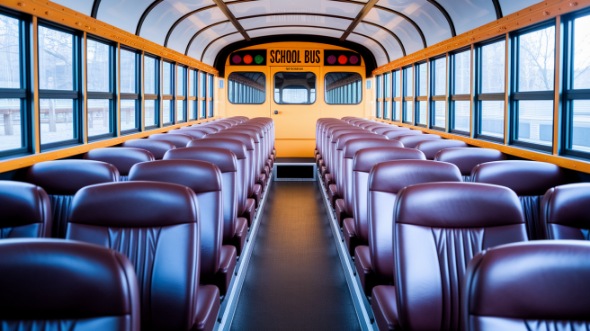 iowa city school bus rental inside