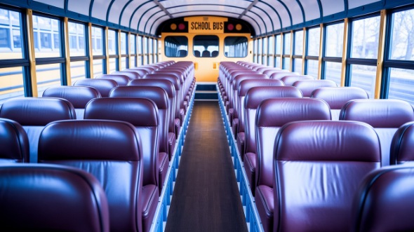 school bus rental interior iowa city
